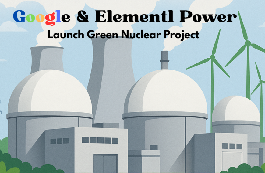 Google Partners with Elementl Power to Develop Nuclear Sites.