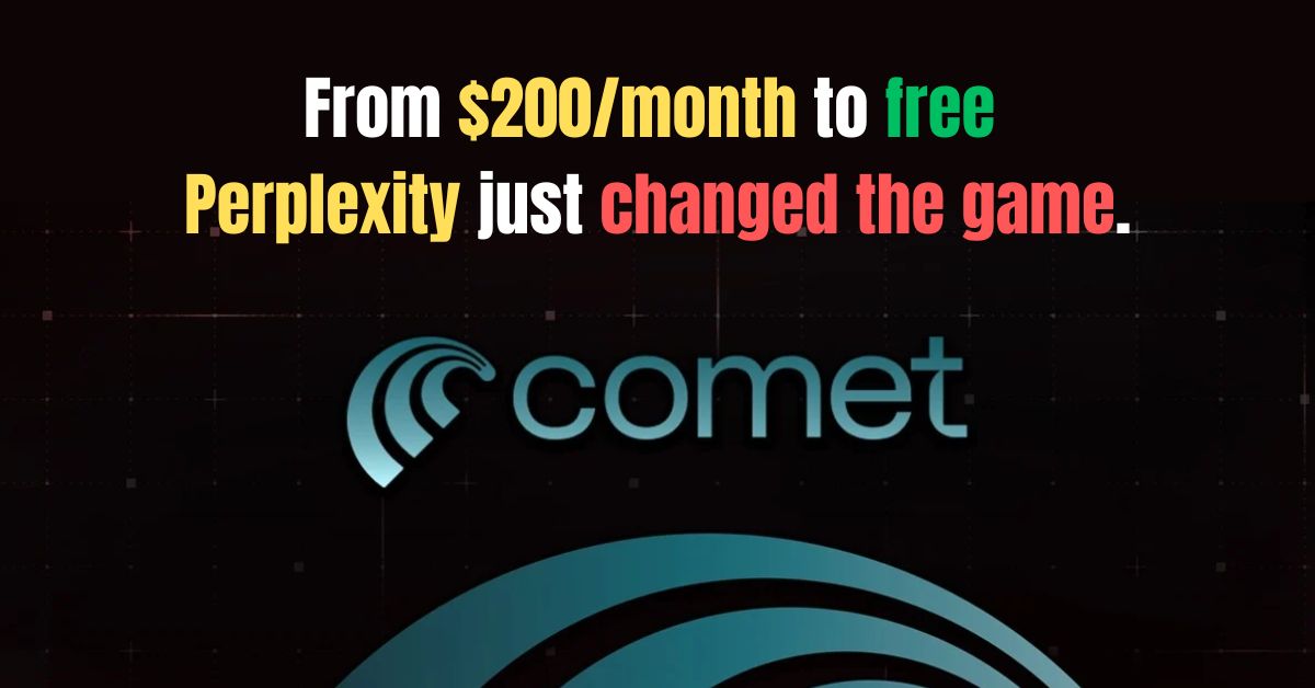From $200/month to free, Perplexity just changed the game.