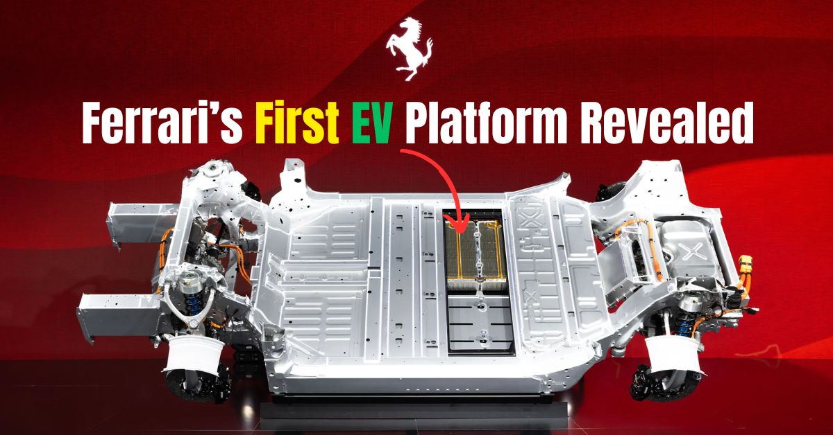 Ferrari’s First EV Platform Revealed, Quad-Motor Power